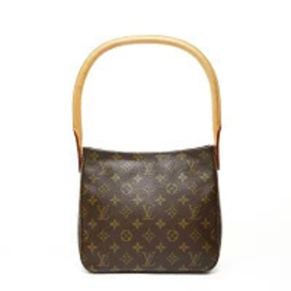 Louis Vuitton Monogram Looping Shoulder Bag Brown